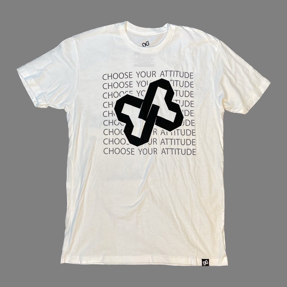 Choose Your Attitude Create Your Life Graphic Tee Size Medium